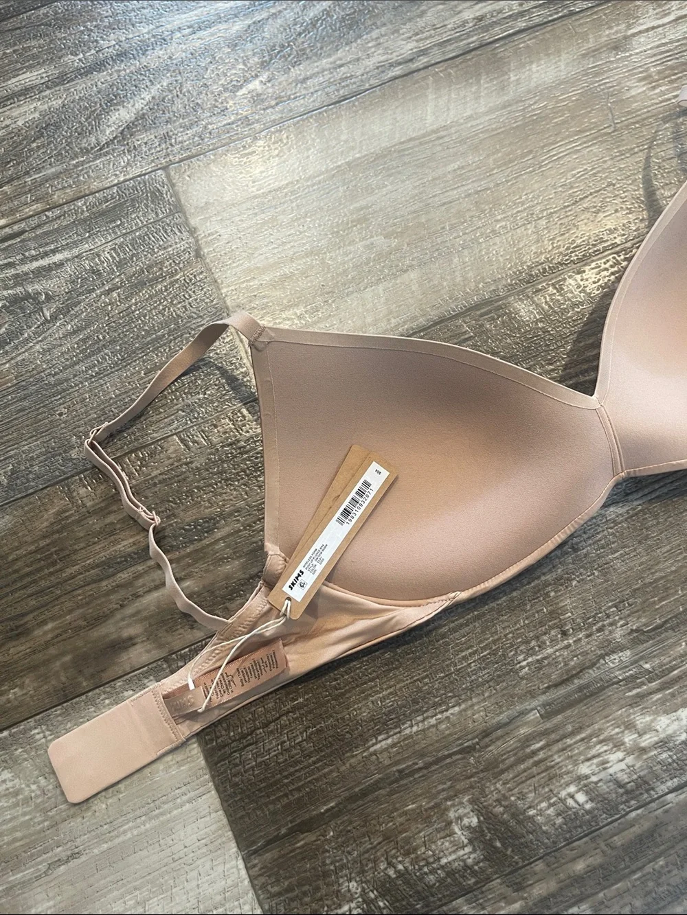 NWT skims wireless form push up plunge bra in color clay 32DD - Picture 8 of 10